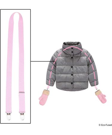 Mitten and Hat Clips - Secure Attachment for Mittens, Gloves, and Beanie Caps - Ideal for Toddlers - Perfect for Snowy Winter Days - Pink - Buy Online on GoSupps.com