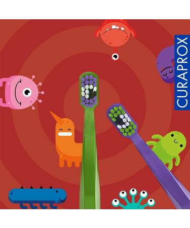 Curaprox CS Kids Manual Toothbrush Special Edition - Pack of 2 Ultra Soft Toothbrush for Children - Buy Online on GoSupps.com