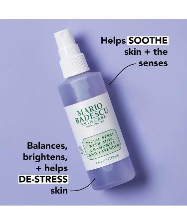 Mario Badescu Facial Spray with Aloe, Chamomile & Lavender | Hydrating Face Mist 4 Fl Oz - Buy Online on GoSupps.com