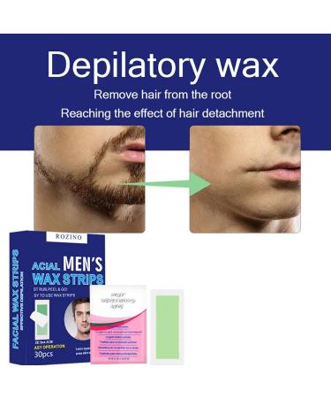 30 Pieces Torn Beeswax Hair Removal Wax Strips | Tongfeng Body & Face Wax Strips for Smooth Skin - Ideal for At-Home Hair Removal - Buy Online on GoSupps.com