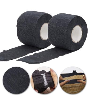 2 Rolls Neck Paper Professional Neck Ruffle Roll Paper Neck Band Protector Disposable Barber Neck Strip for Hair Washing Shaving Styling Coloring - Buy Online on GoSupps.com