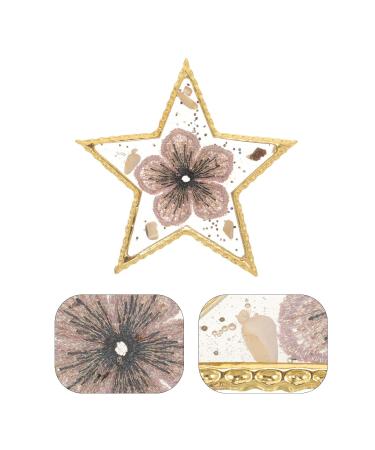 Baluue Star Shaped Nail Art Palette - Resin Mixing Plate with Golden Edge | Professional Manicure Tool for Nail Polish & Color Mixing - Buy Online on GoSupps.com