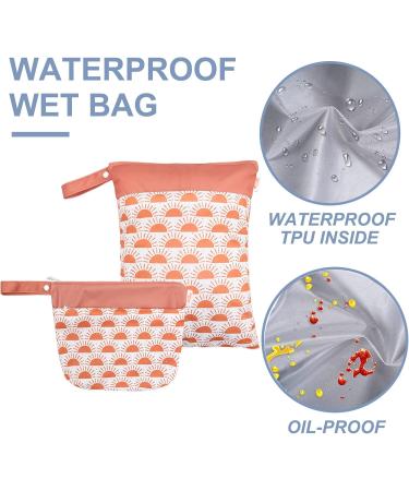 Maeau 2-Piece Wetbag Set - Waterproof Diaper Bags & Baby Organizer - Reusable Kindergarten Wetbags in 23 Patterns (20x28cm + 30x40cm) - Buy Online on GoSupps.com