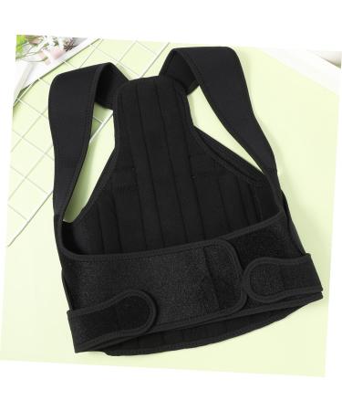 BESPORTBLE Posture Corrector Belt Back Brace Support - Adjustable Neoprene Back Strap for Improved Posture - Breathable Design for Men - 48x35x5 cm - Buy Online on GoSupps.com