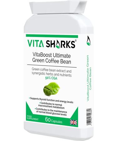 VitaBoost Ultimate Green Coffee Bean: 60 Kosher Capsules for Healthy Weight Loss & Metabolism Boost - Buy Online on GoSupps.com