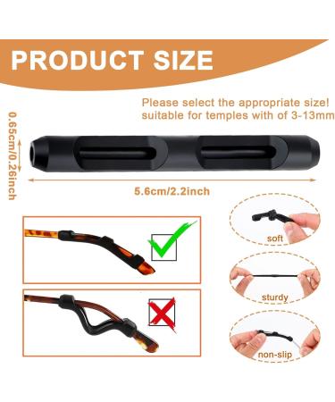 Thinp 7 Pairs Anti-Slip Silicone Glasses Ear Handles - Prevent Sliding & Enhance Comfort | Ideal for Eyewear - Buy Online on GoSupps.com