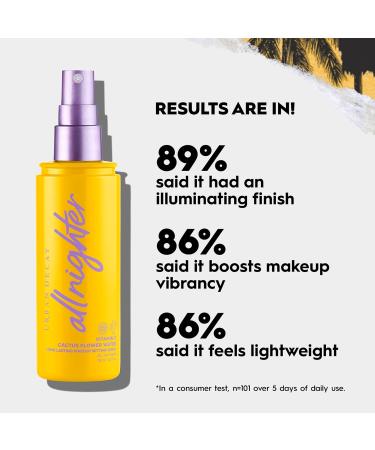 Urban Decay All Nighter Makeup Setting Spray Vitamin C Long-Lasting Fixing Spray for Face Up to 16 Hour Wear Vegan Formula Travel-Size 30 ml - Buy Online on GoSupps.com