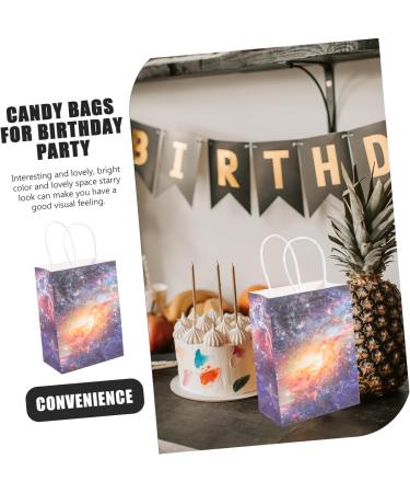 JECOMPRIS 80 Pcs Portable Paper Bag Space Bag Party Favor Bags for Kids Birthday Paper Goodie Gift Bags Outer Space Favor Bags Party Boxes Party Bags Printing Child Shopping Bag 1 count (Pack of 1) As Shownx5pcs - Buy Online on GoSupps.com