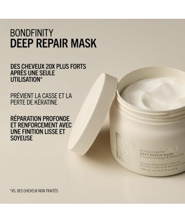 Schwarzkopf Professional BLONDME Bondfinity Deep Repair Mask Masque Capillaire Renfor ant Cr er Des Liaisons Lissage Et Protection Des Cheveux Poreux Hydratant Et Adoucissant 200 ml - Buy Online on GoSupps.com