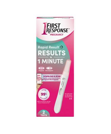 First Response Rapid Result Pregnancy Test, 2 Pack - Buy Online on GoSupps.com