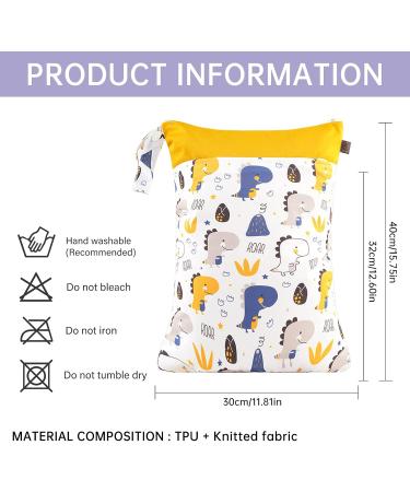 Seaur Washable Cloth Diaper Pockets - Reusable Zip Organizer Bag for Travel Beach Hiking & Fitness (30x40cm 10 Colors) - Buy Online on GoSupps.com