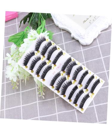 FRCOLOR Women Dense Eyelash 10 Pairs Lashes Natural False Lashes Natural False Eyelashes Eyelashes Natural Eyelashes Cross Eyelashes 3d Dense Dense Eyelash - Buy Online on GoSupps.com