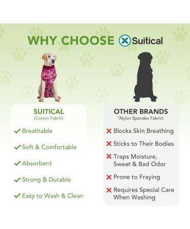 Buy Suitical Recovery Suit for Dogs - XL Pink Camouflage | Best International Shipping - Buy Online on GoSupps.com