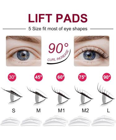 Professional Lash Lift and Eyelash Perming Kit for Stunning Curled Lashes Kit with Precision Tools for Achieving Stunning Curled Lashes - Long Lasting - Buy Online on GoSupps.com