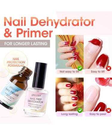 Gellen Short Almond Acrylic Nail Kit with 240Pcs Fake Nails and LED Nail Lamp - DIY Gel Nail Extension Kit with 3 in 1 Nail Glue Gel - Nail Art Tools and Decorations Included - Buy Online on GoSupps.com