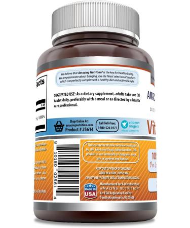 Amazing Formulas Vitamin B6 Pyridoxine 100mg 100 Tablets - Non GMO, Gluten Free, Made in USA - 100 Count - Buy Online on GoSupps.com