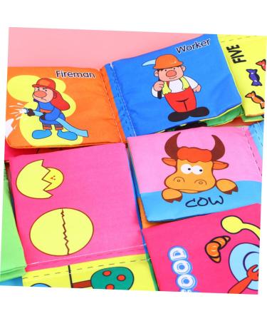 Buy iBasenice 12 Pcs Toy Cloth Book - Children's Animal Reading Material - Soft Safe & Engaging Baby Books - International Shipping Available! - Buy Online on GoSupps.com