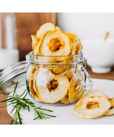 Pergamo Dried Apple Rings/Sulphur Free/500 GR/100% Natural Dried Fruits/No Added Sugar/No Sulfur No Additives/Premium Dried Apples - Buy Online on GoSupps.com