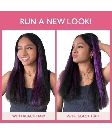 Buy If-Salt Purple Tape Extensions - 10pcs Real Hair 25g 45cm | Invisible Smooth Extensions for Girls - Buy Online on GoSupps.com