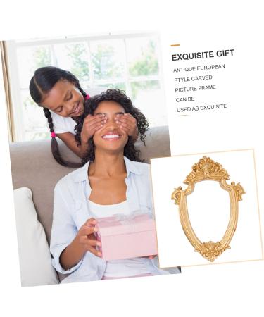 Zerodeko 3 Pcs Resin Mini Photo Frame Gold Frame A4 Vintage Posters Photo Frames Retro Small Photo Frame Wall Decor Picture Frames Resin Vintage Photo Frame Office Desktop Positioning Frame 12x8cm x3pcs Goldenx3pcs - Buy Online on GoSupps.com