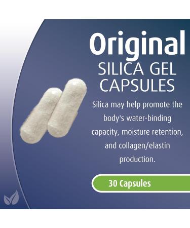 H bner Original Silicea Gel Capsules - Enhance Hair Skin & Nails | Pure Colloidal Silica | 2-Pack of 30 Count - No Additives or Preservatives | Global Shipping Available - Buy Online on GoSupps.com