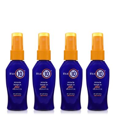 Its A 10 + Keratin Mir Le Size 2z Its A 10 + Miracle Leave-In Plus Keratin 2 Fl. Oz (Pack of 4)