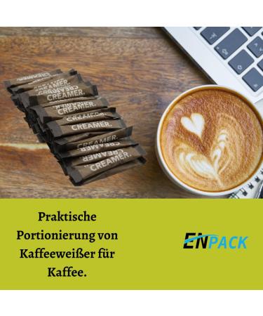 Enpack Coffee White - 1000 Individually Packed 2.5g Milk Powder Sticks for Coffee - Perfect for Easy Coffee Creation - Soluble Coffee Creamer - Buy Online on GoSupps.com