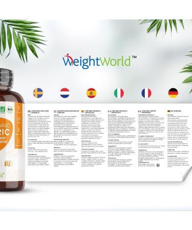 Organic Turmeric & Black Pepper Capsules 1520mg with Ginger - 180ct (3 Months Supply) - Soil Association Certified - Vegan & Non GMO - Buy Online on GoSupps.com