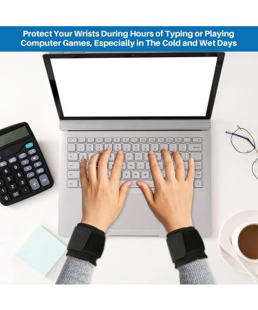 Gleemen Wrist Bandages - 2 Breathable Wrist Wraps for Support | Elastic Velcro Fastener | Ideal for Fitness Sports & Strength Training - Buy Online on GoSupps.com