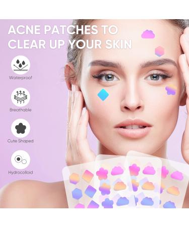 Senhorita 144Pcs Colorful Hydrocolloid Acne Patches with Green Algae Extract & Tea Tree Oil - Cover, Reduce Zits, Pimples, Blemishes - 144 Count - Buy Online on GoSupps.com
