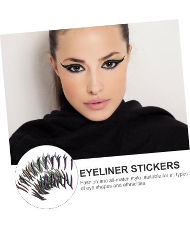  FRCOLOR FRCOLOR 200 Pairs Reusable Eyeliner Stickers Eye Makeup Kit with Mixed Colors - Buy Online on GoSupps.com