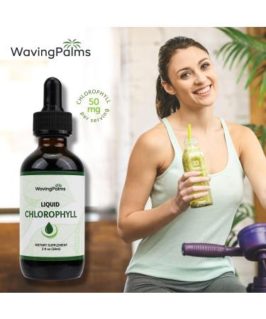 Liquid Chlorophyll Drops Chlorophyll Liquid Drops for Water Chlorophyll Liquid Drops Energy Boost Immune System Support - Buy Online on GoSupps.com