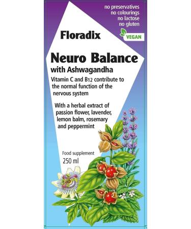  Tudor Floradiix Neuro Balance with Ashwagandha 2 x 250 ml Total 500 ml - Buy Online on GoSupps.com
