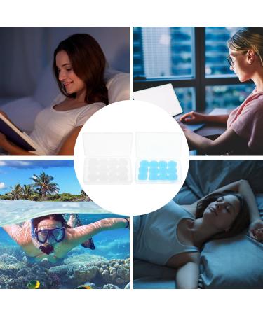 Buy 12 Pairs of Silicone Earplugs for Swimming & Travel | Universal Noise-Cancelling Ear Plugs for Adults - Buy Online on GoSupps.com
