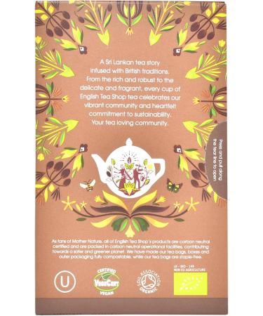 English Tea Shop Rooibos Chocolate Vanilla Organic 20 Sachet Tea Bags (Pack of 3) - Buy Online on GoSupps.com
