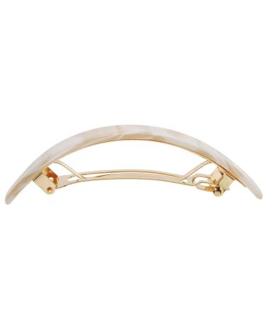 France Luxe Alba Narrow Rectangle Volume Barrette - Elegant Hair Accessory - Buy Online on GoSupps.com