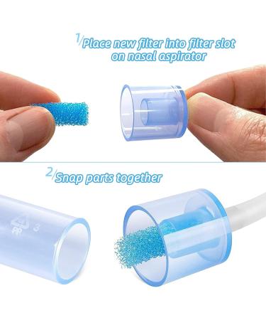 Esonto 200-Pack Premium Nasal Aspirator Hygiene Filters - NoseFrida Replacement, BPA-Free, Phthalate & Latex-Free (200 Count) - Buy Online on GoSupps.com