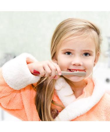 24 Pcs Kids Bamboo Toothbrushes | Soft Bristle | BPA Free | Wooden Travel Toothbrushes for Children | Oral Dental Care | Individually Wrapped - Buy Online on GoSupps.com