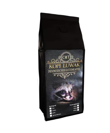 C&T Kopi Luwak 'Civit Coffee' Arabica 100g (Earth) | Premium Rare Coffee From Free-Living Brand Animals