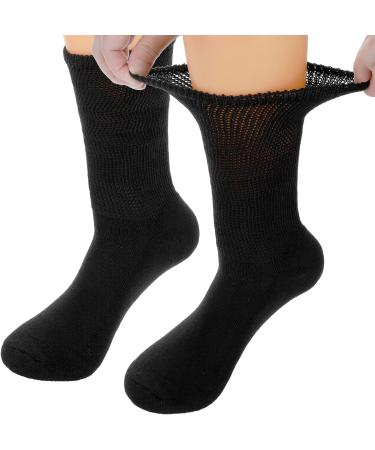 WLLHYF Extra Wide Black Socks for Swollen Feet, Bariatric, Lymphedema & Diabetes - Cast Sock Included - Buy Online on GoSupps.com