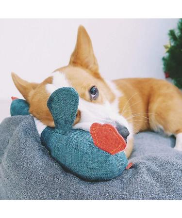 Vitscan Dog Toys for Aggressive Chewers Indestructible Large Breed and Squeaky Goose for Large Small Medium Dogs Blue - Buy Online on GoSupps.com