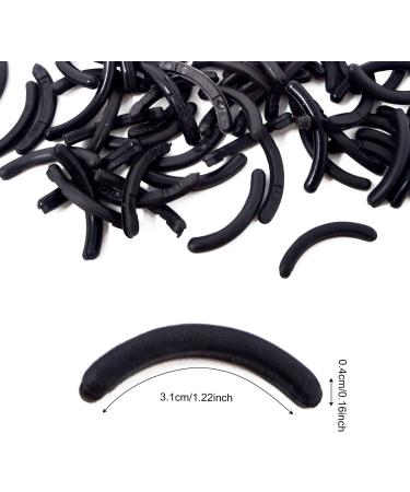 Honbay 100PCS Silicone Eyelash Curler Pads - Replacement Refills for Universal Standard Curlers (Black) - International Shipping Available - Buy Online on GoSupps.com