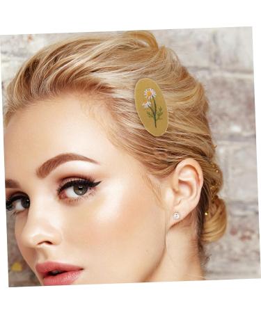 minkissy 2 Pairs Hairpin Kids Hair Clip Princess Barrette Barrettes for Fine Hair Retro Hair Pin Floral Hair Clips Girl Cute Hair Rustic Headband Cute Headdress Alloy Issue Card Fancy Baby - Buy Online on GoSupps.com