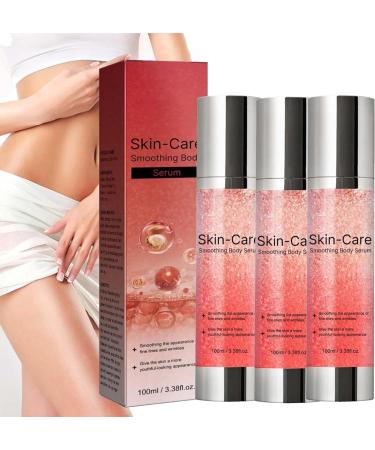 1/2/3Pcs B-Glossy Smoothing Body Serum Body Smoothing Serum for Silky Smooth Skin Smoothing Body Serum for Body Shaping and Cellulite Reduction Deep Moisturising Cream for Dry Heavy Body Skin Care 100ml/3.38fl.oz (3 Bottle)