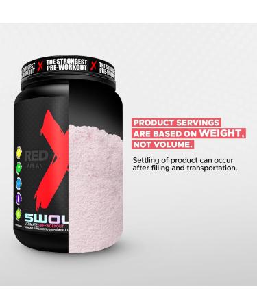 Red X Lab Swole Pre-Workout Powder Pumps & Strength Extreme Intensity Hyper Concentrate Citrulline Malate 2:1 Beta Alanine For Men & Women 72 Servings (Sour Watermelon 1.44kg) Sour Watermelon 1.44 kg - Buy Online on GoSupps.com