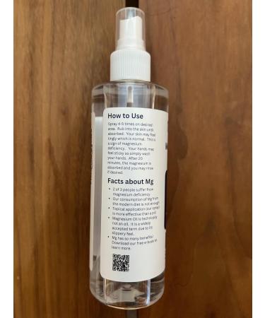Magnesium Oil Spray - Unscented Regular Strength - 8oz - Huile de Magn sium - Product of Canada 237ml - Buy Online on GoSupps.com