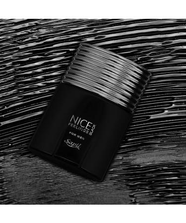 Sapil Nice Feelings Black Perfume for Men - Long-lasting Dubai Cologne Aromatic Fougere Fragrance 2.5 Oz (75 ml) - Arabic Cologne for Daily Use - Buy Online on GoSupps.com
