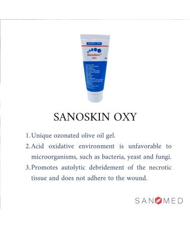 Sanoskin Oxy Wound Healing Gold 30G - Natural Treatment for Infected Wounds with Ozonized Olive Oil | Combat Bacteria Yeasts & Fungi - Buy Online on GoSupps.com
