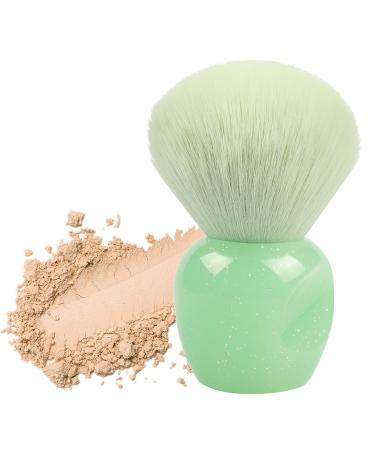 Powder-up-up brush blush brush make-up powder brush Face brush for loose or pressed fixing powder bronzer brush powder brush portable blush brushes with plush fibers (green) - Buy Online on GoSupps.com