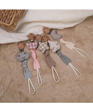 Handmade Cartoon Baby Pacifier Clip Cotton Schnuller Halter Kette for International Shipping - Buy Online on GoSupps.com